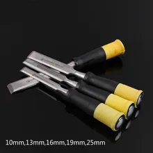 5 шт./компл. 10-25 мм резьба долото Плотницкие Инструменты круглая ручка долото для дерева резьба по дереву нож плоский гравер резьба инструменты