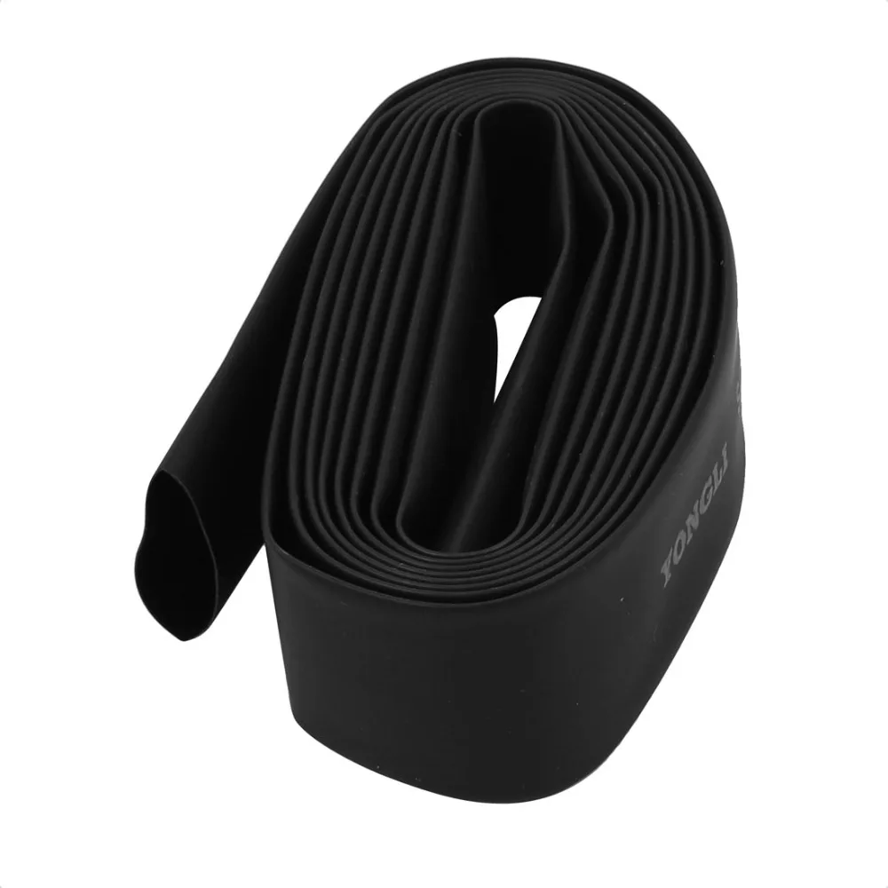 2M/6.56Ft 20mm Dia Heat Shrink Tube Black Polyolefin VW 1 600V 125