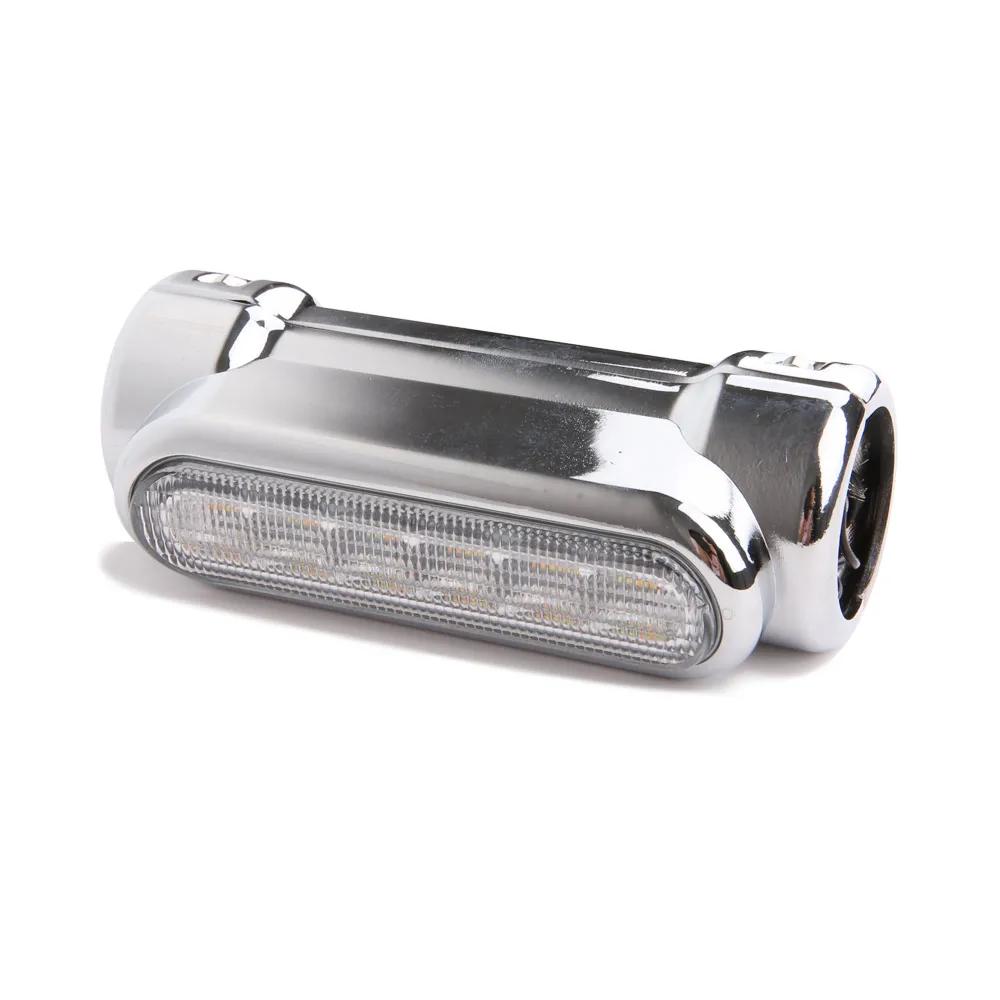 

Motorcycle Highway Bar Switchback Turn Signal Light White Amber LED For Victory Road King Street Glide Softail Fat Boy
