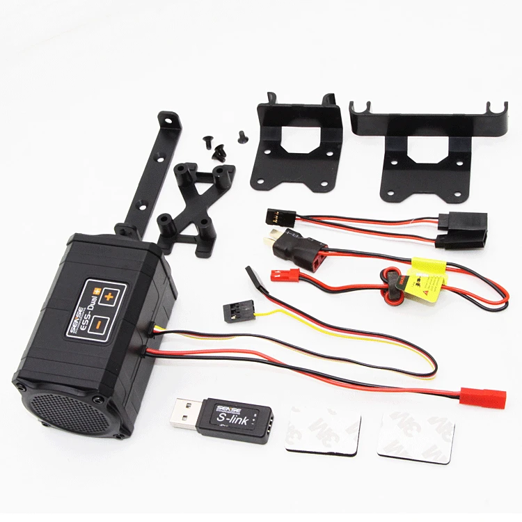 ESS DUAL + Double speaker sound group Real Engine Sound Simulator специальный осевой трицикл TRX4 для