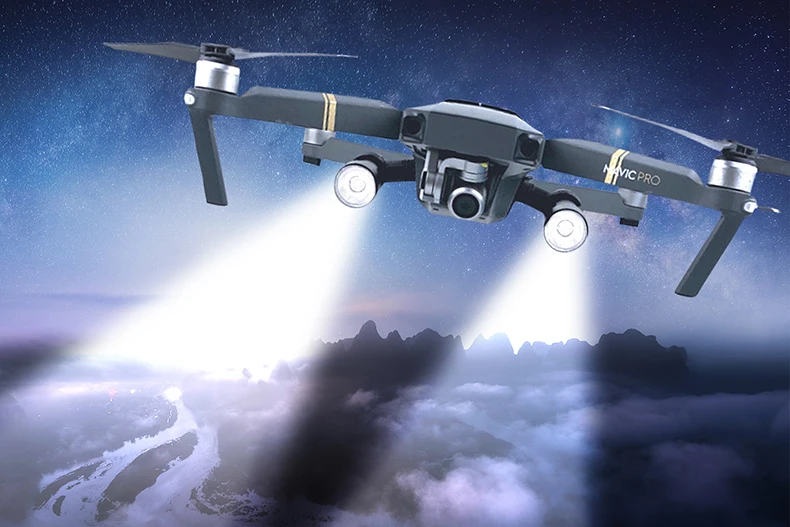 Mavic Pro Flash СВЕТОДИОДНЫЙ Filght Светильник Лампа Комплект для DJI Mavic Pro ночной F светильник поисковый светильник ing Drone аксессуары