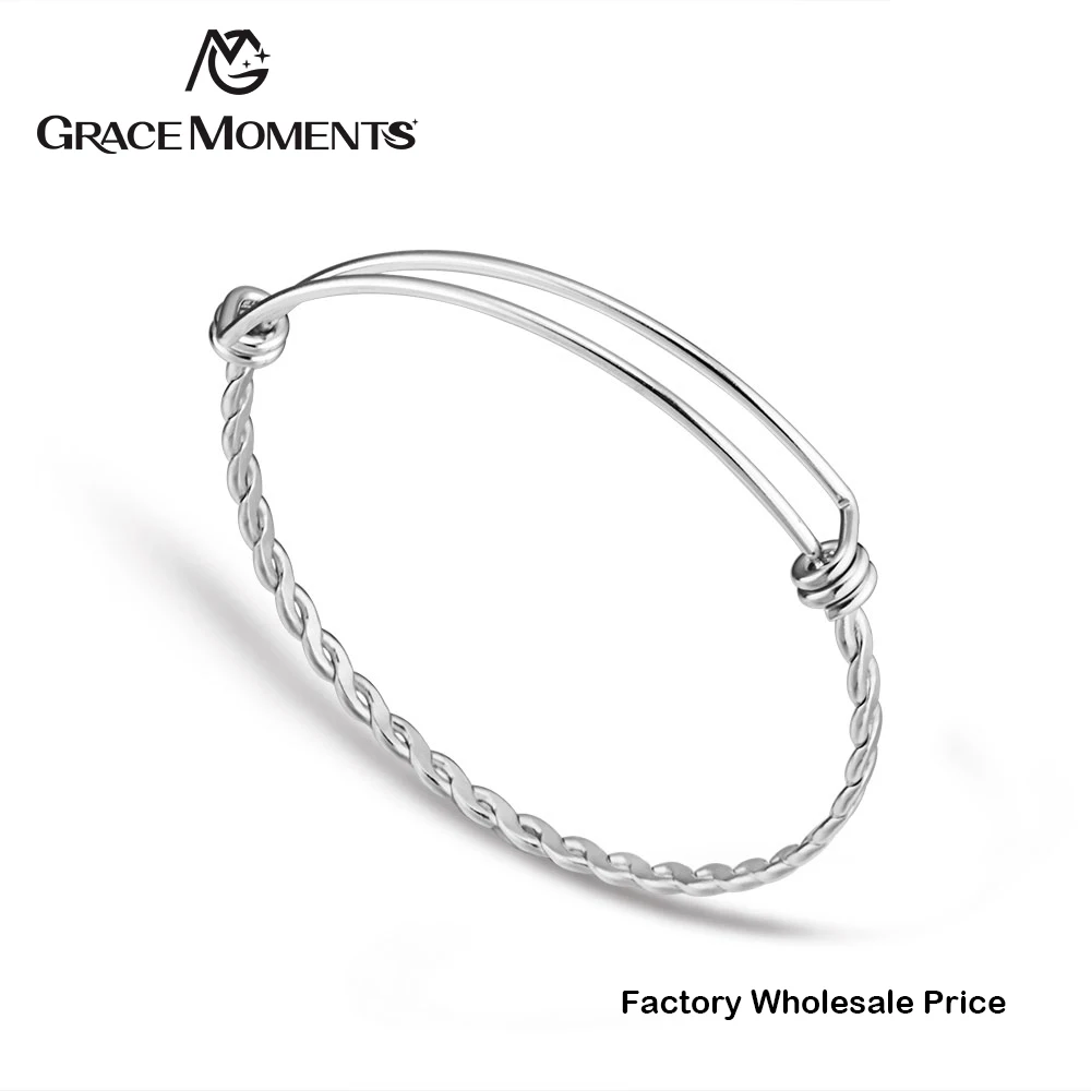 Grueso De Acero Inoxidable Expandible Pulsera-Unisex