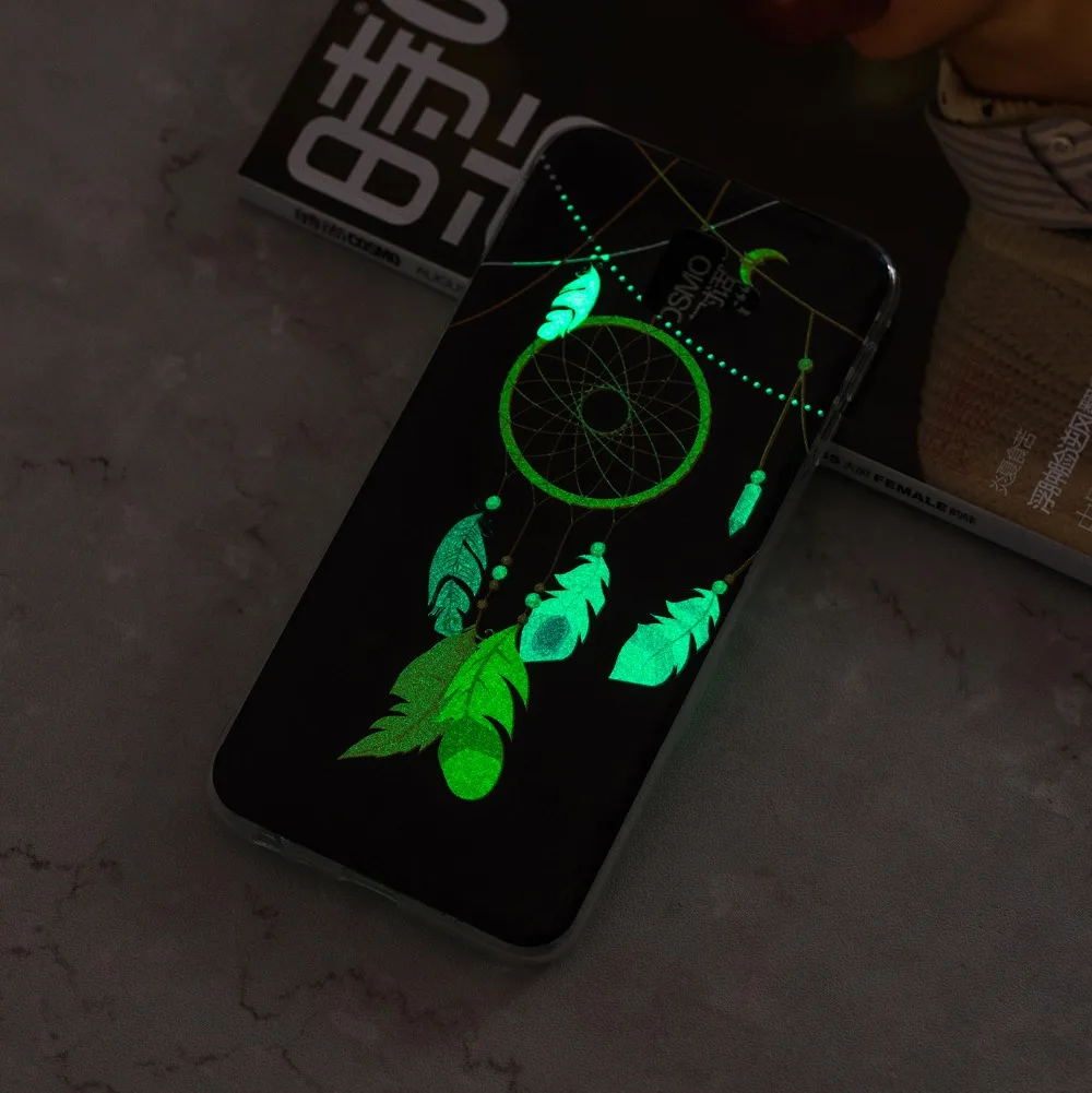 

Luminous Case for coque Samsung J6 Plus 2018 Case Cover for Samsung Galaxy S9 A6 Plus A8 J3 J4 J6 Plus 2018 Case Silicone Cover