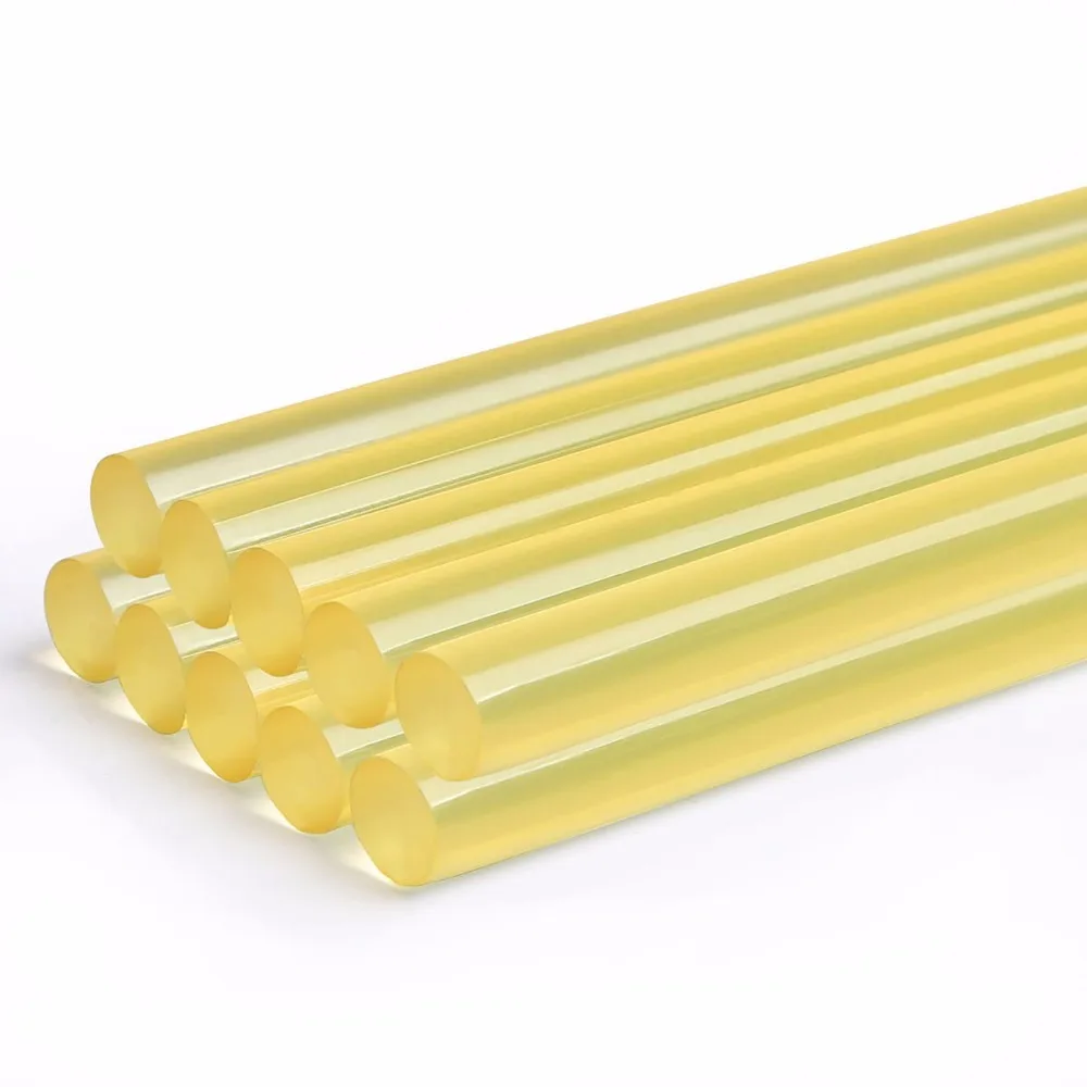 10pcs PDR 11mm Yellow Hot Melt Glue Sticks For Glue Gun Removal Of