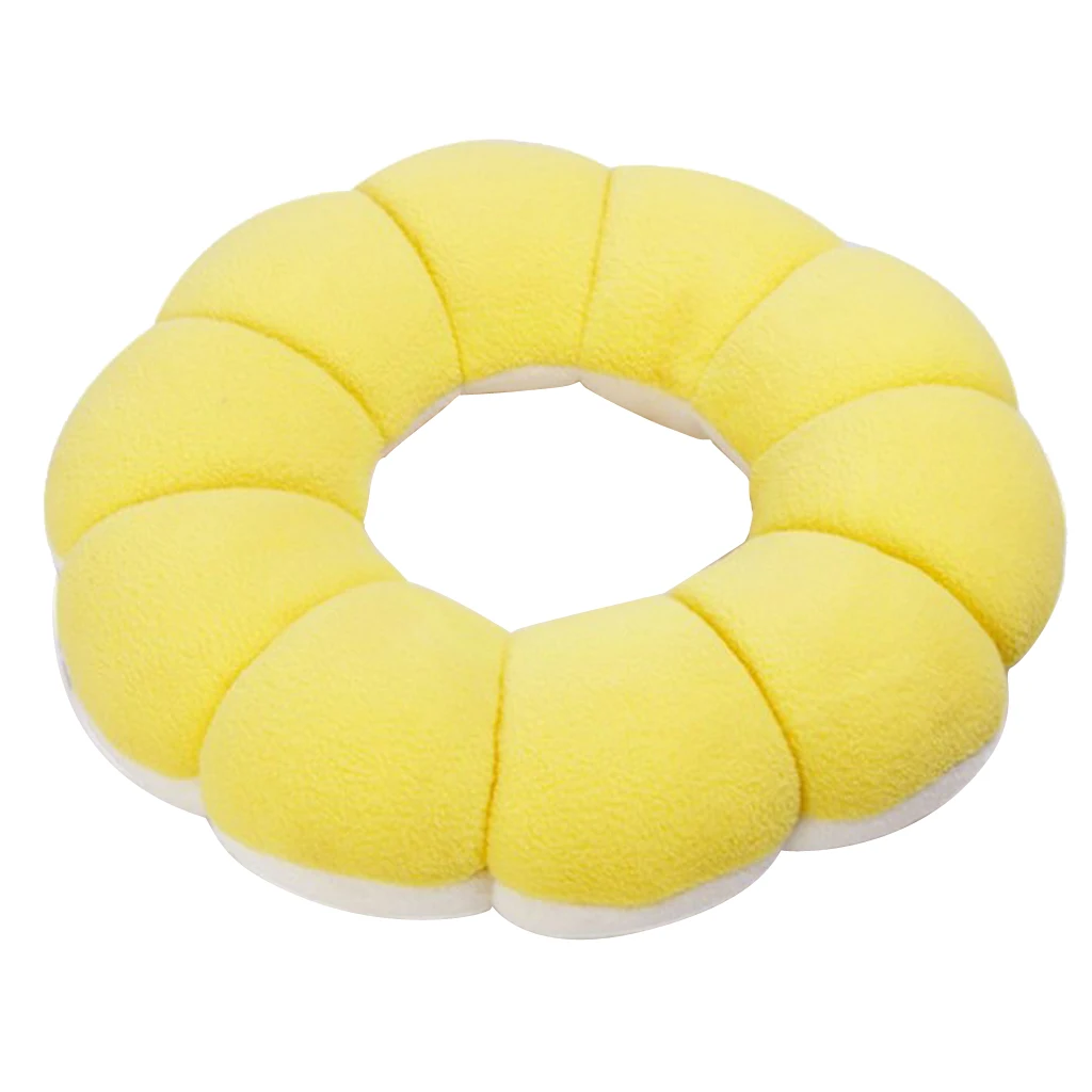 Flower Shaped Donuts Ring Lovely Seat Cushion Waist Cushion Pillow Nap Pillow Car Office Decor