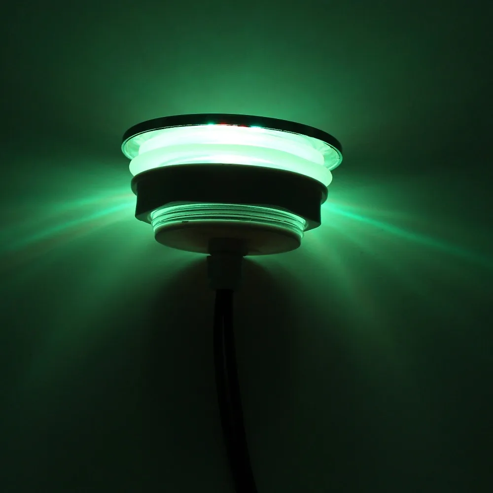4pcs X Waterproof Rgb Underwater Bathtub Lights Led Hot Tub Light Hole