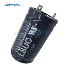 2,8 В 350F 36*35 мм супер фарад конденсатор игрушка источник питания высокий ток 2.8V350F Ultracapacitor автомобильный модуль питания