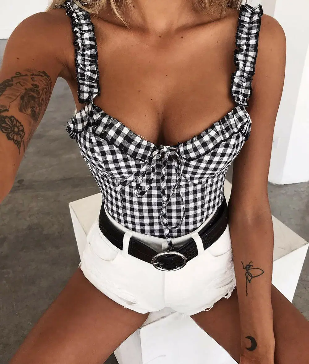 Женская Свободная блузка Boob Bralet, повседневный короткий топ сексуальный летний топ, футболка с открытыми плечами, блузка, рубашка, женская