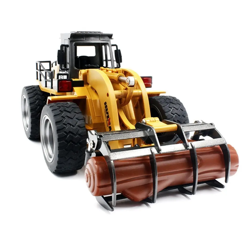 

HUINA TOYS 1590 1:18 6CH RC Alloy Timber Grab Truck RTR Grasper Opening Closing Movable Arm Mechanical Sound Kids Gifts