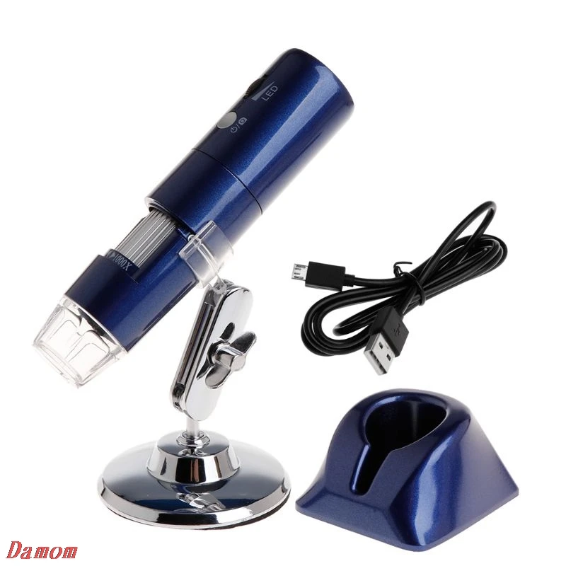 

HD 1080P WiFi Microscope 1000X Magnifier for Android iOS iPhone iPad Windows MAC