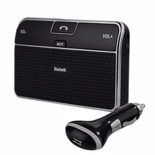 Sun Visor Bluetooth Car Kit Clip Auto Sun Shade Multipoint Wireless Bluetooth 4.0 Speakerphone Speaker Handsfree USB Car-charger