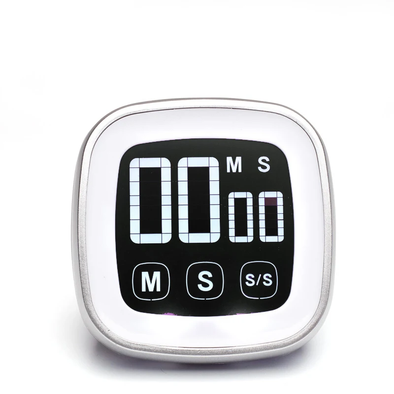 

Free shipping, LCD screen electronic kitchen timer, touch screen digital cooking timer
