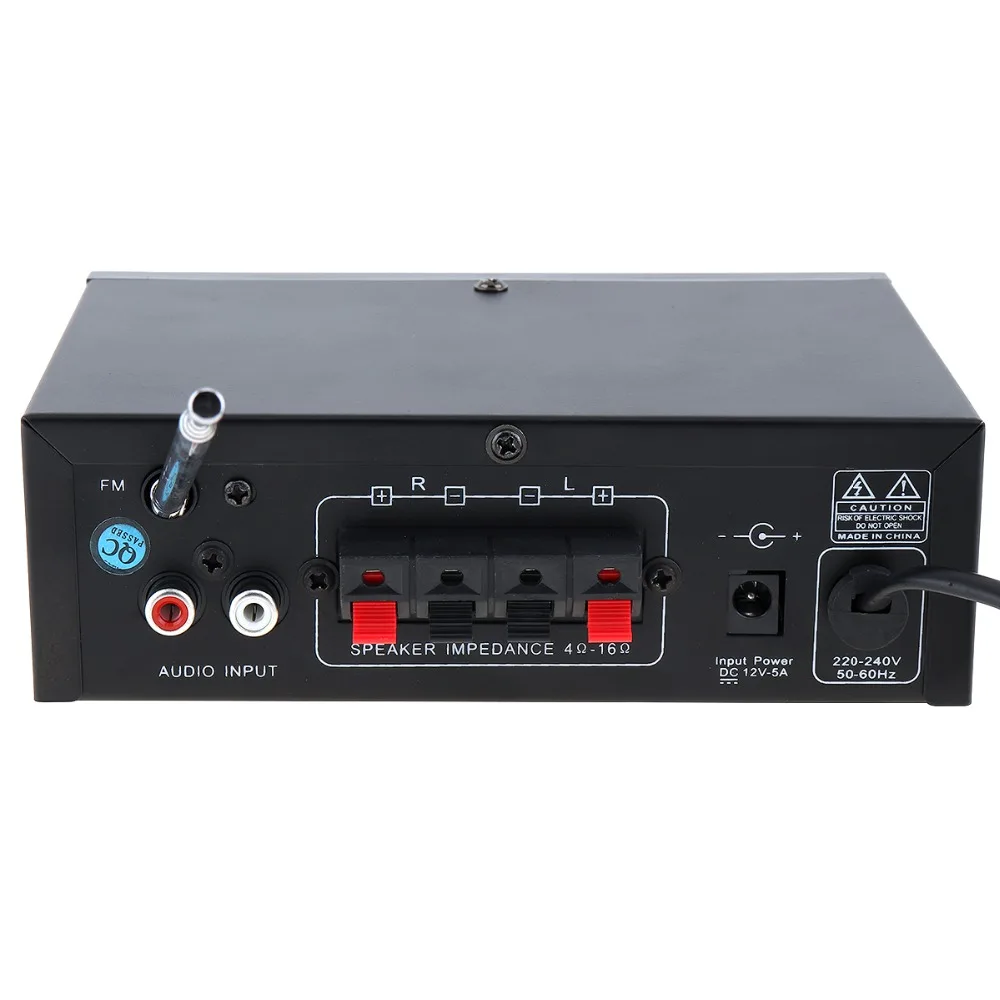 2CH Bluetooth аудио плеер автомобильный усилитель FM радио стерео с поддержкой SD USB DVD MP3