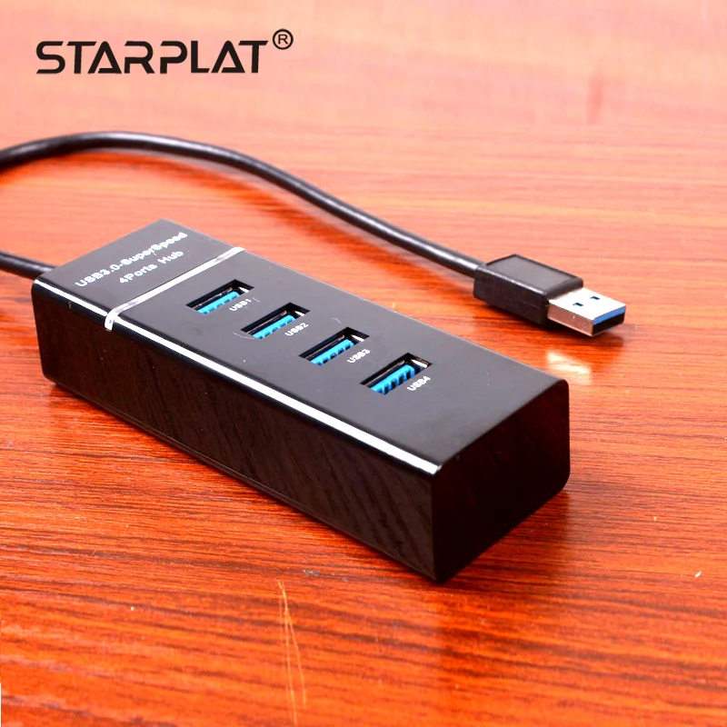 Starplat usb-хаб 3,0 4 порта Micro USB 3,0 концентратор разветвитель с адаптером питания USB Hab высокоскоростной 5 Гбит/с USB разветвитель 3 хаба для ПК