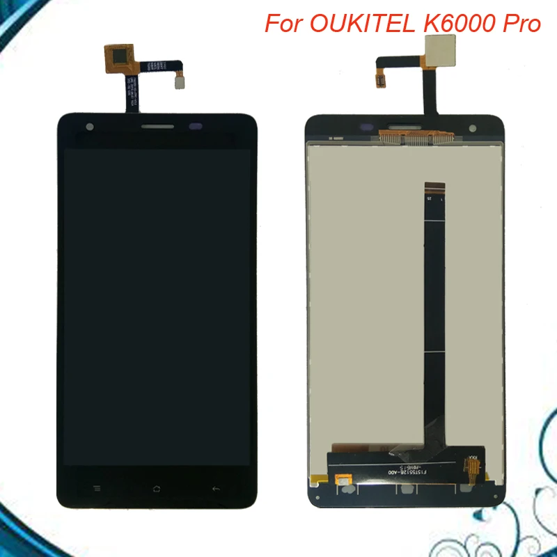 Цена Высокое качество 5,5 дюймов для Oukitel K6000 Pro ЖК экран дигитайзер сенсорный экран + ЖК дисплей в сборе Замена