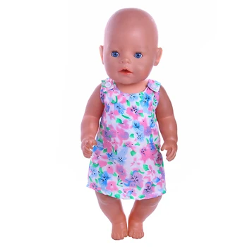 

Luckdoll sleeveless princess dress for 43CM 18" Doll Doll, children are the best holiday gifts