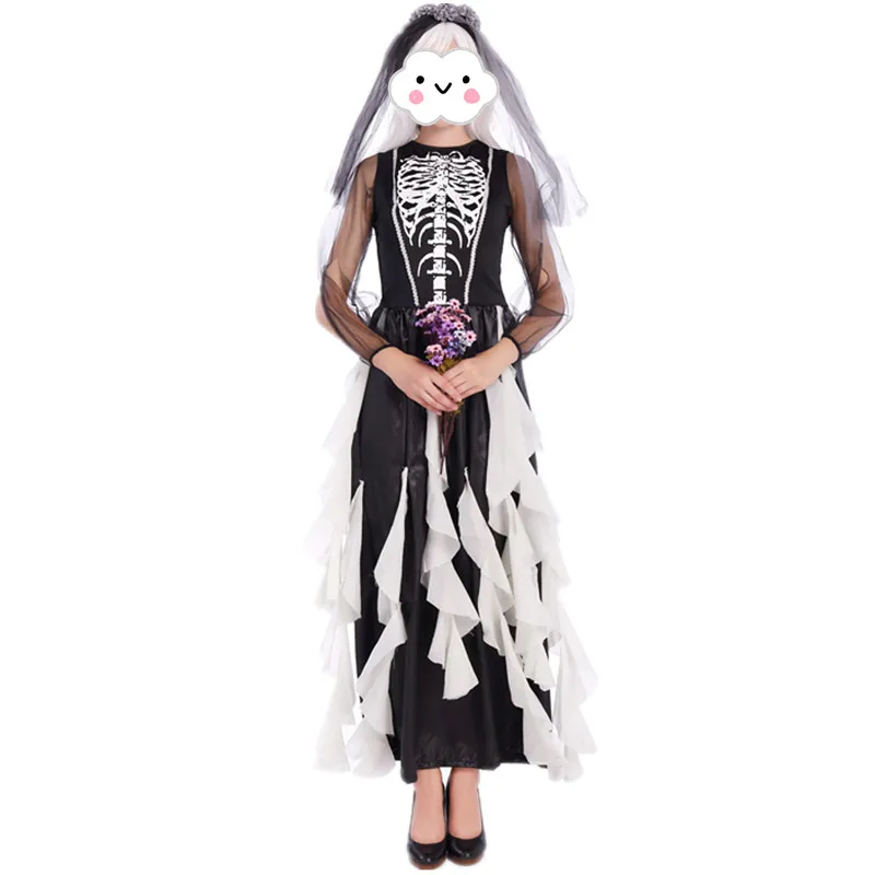 Wholesale NEW Halloween Cosplay Costume Sexy Women Adult Zombie Witch