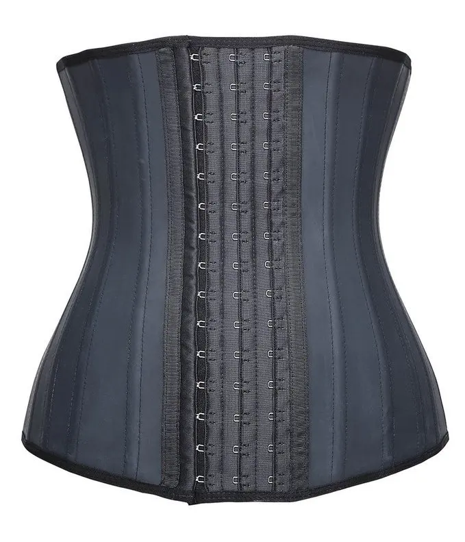 

Latex Waist Trainer Corset Belly Slimming Underwear Belt Sheath Body Shaper Modeling Strap 25 Steel Boned Waist Cincher XS-6XL