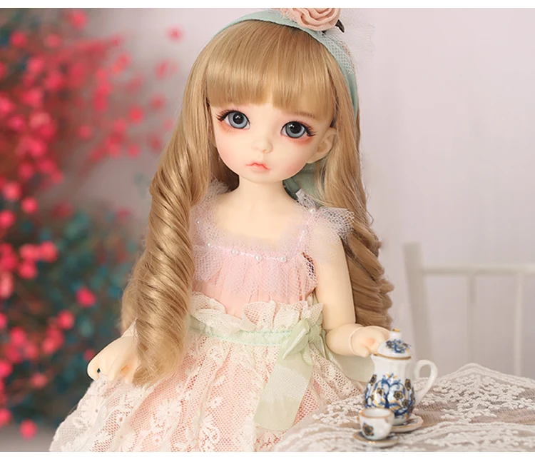 BJD куклы Littlefee Ante 1/6 Yosd розовый золотой вьющиеся волосы Лолита полный набор опций девушка игрушки для девочек лучший подарок Сказочная страна FL