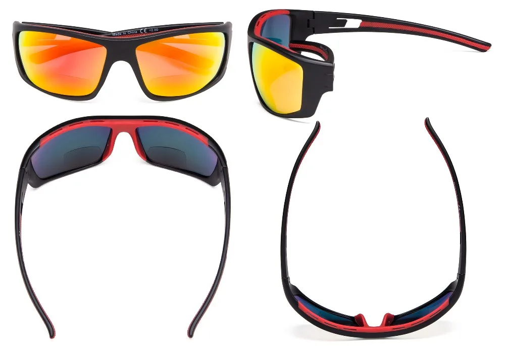 S066-Bifocal очки для чтения, бифокальные Солнцезащитные очки для занятий спортом TR90