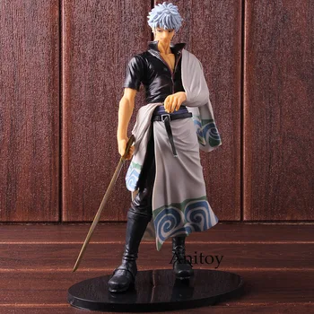 

Anime Action Figures Gintama Sakata Gintoki Silver Soul Master Stars Piece PVC Collectible Model Toy