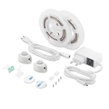 

Wireless Motion sensor LED Night light Cabinet Stairs light LED Strip lamp with Automatic Shut Off Timer Bedroom Light