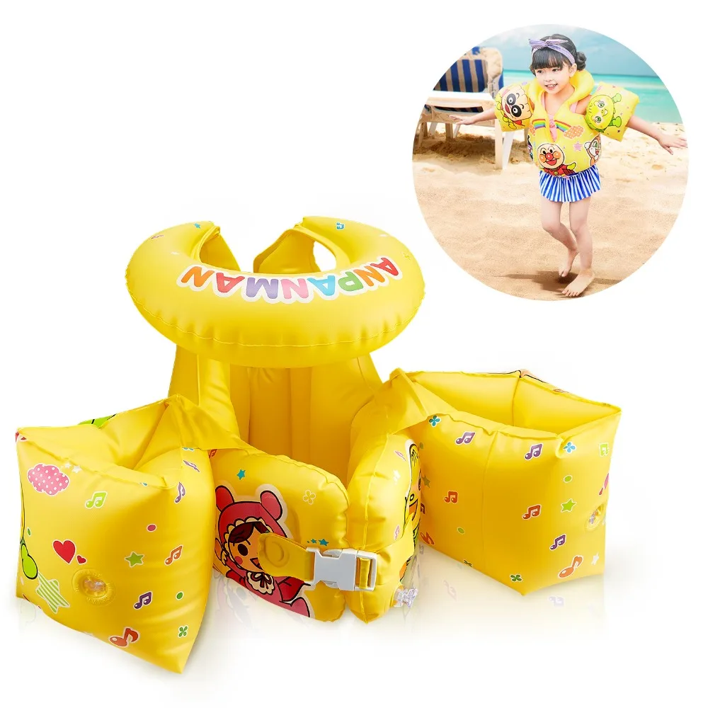 SKL Arm Floats for 3 to 10 Years Old Kids and Adults PVC Swimming Water Vest Protective with Safety Valve Life Jacket for Baby SKL Arm Floats for 3 to 10 Years Old Kids and Adults PVC Swimming Water Vest Protective with Safety Valve Life Jacket for Baby