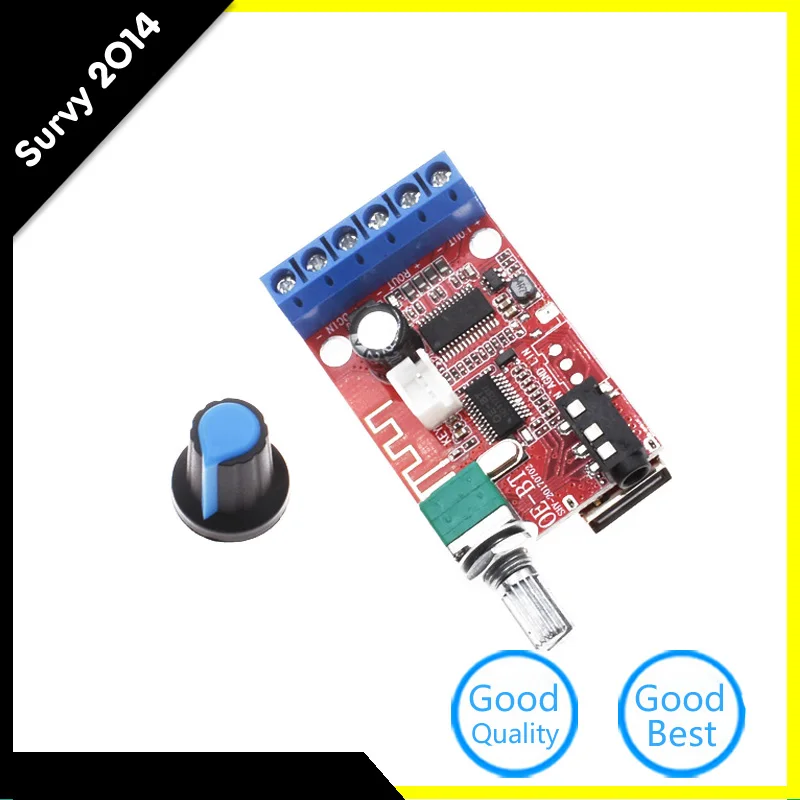 

DC 12V 24V Bluetooth Audio Receiver Module 15W-30W *2 Stereo Amplifier Board