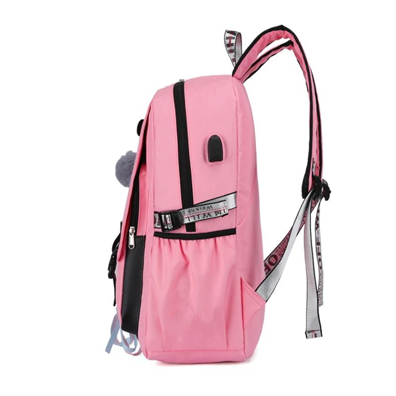 Большие Школьные сумки для девочек-подростков, Usb с замком, Противоугонный рюкзак, женская сумка для книг, большая школьная сумка, Молодежная, для отдыха, для колледжа