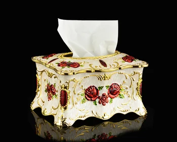 

European-style tissue box creative living room home decoration and bar KTV napkin box