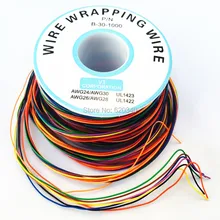 250 м/лот AWG30 оберточная проволока 8 цветов одножильный медный кабель Ok провод электрический провод для ноутбука Материнская плата PCB припой