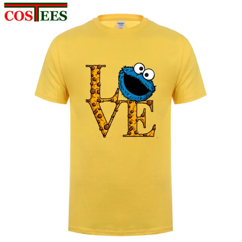 Humor Love cookies футболка для мужчин новинка с изображением кунжута уличного печенья