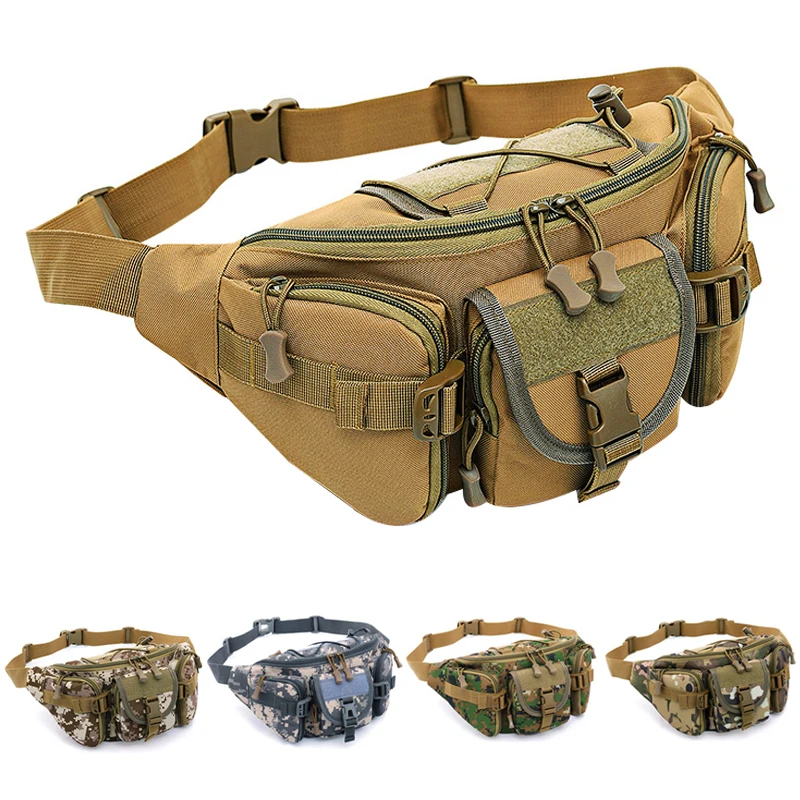 3 5L тактическая Сумка Molle Водонепроницаемая камуфляжная поясная Мужская Военная