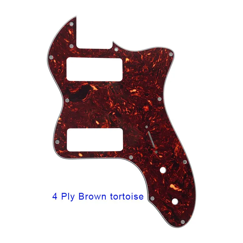 Запчасти для гитары Pleroo-для классической серии '72 Telecaster Tele Thinline Guitar pickguard Scartch Plate с пикапами Humbucker P90