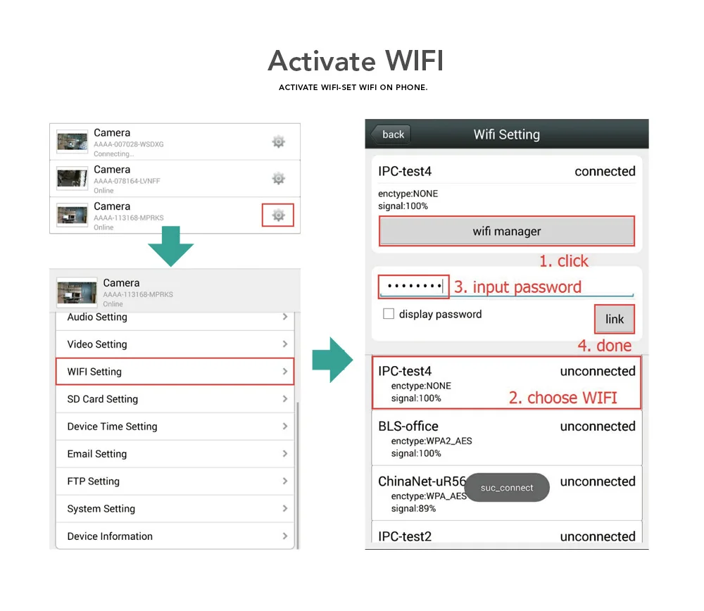 16 wifi ip dome camera 
