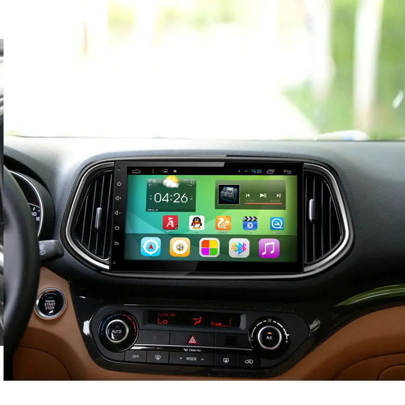 Discount Aoluoya IPS RAM 2GB+32G 1024*600 Android 7.1 CAR Radio DVD GPS Navigation For KIA KX3 2015 2016 audio Multimedia head unit DAB+ 4