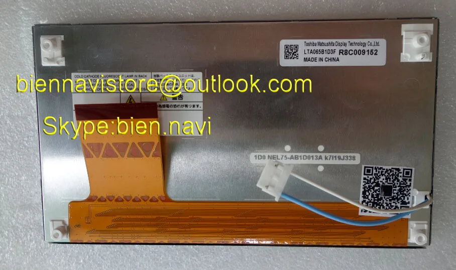 Discount LTA065B1D3F Oringal A+ grade 6.5 inch LCD Display Screen Panel for Car GPS Navigation System by Toshiba 0