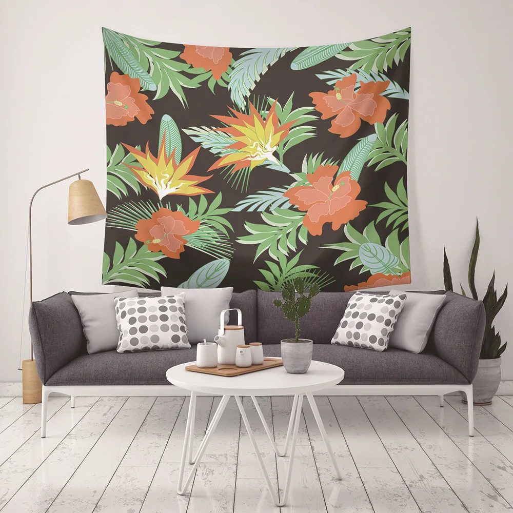Flower Printed Decorative Hanging Wall Cloth Tapestries Modern Beach Bedspreads Indian Carpets Tablecloth Home Decor Flower Printed Decorative Hanging Wall Cloth Tapestries Modern Beach Bedspreads Indian Carpets Tablecloth Home Decor