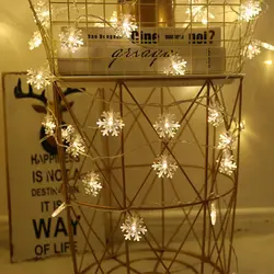Новогодняя елка; снег, хлопья, светодиодный Сказочный свет 10 м/6 м/3 м/1,5 м, рождественские вечерние гирлянды для дома, свадьбы, сада