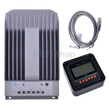 

MPPT 30A Solar Charge Controller + Remote Meter MT50 Epever 30A Max 150V PV Battery Panel Regulator 12V/24V Tracer BN Charger