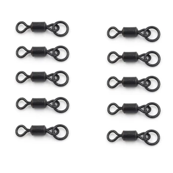 

20pcs 50pcs Lightweight Corrosion Resistant High Tensile Steel Flexible Ring For Carp Anti Glare Safe Fishing Swivels Micro Hook