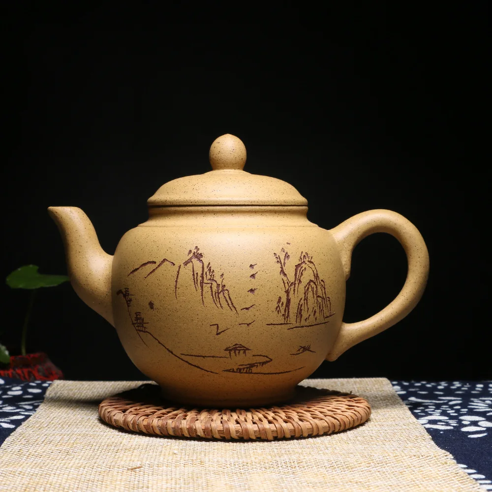 Yi Fang Yixing authentic pot teapot famous pure handmade teapot ore