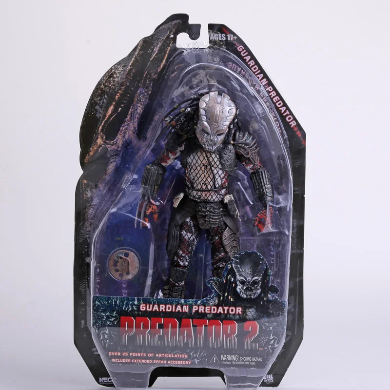 NECA Хищник 2 стража змея Сталкер хищник, ПВХ Фигурки коллекционные игрушки " 18 см