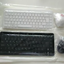 Абсолютно для ноутбука ASUS домашний офис белый черный беспроводной комплект с мышкой USB приемник набор США