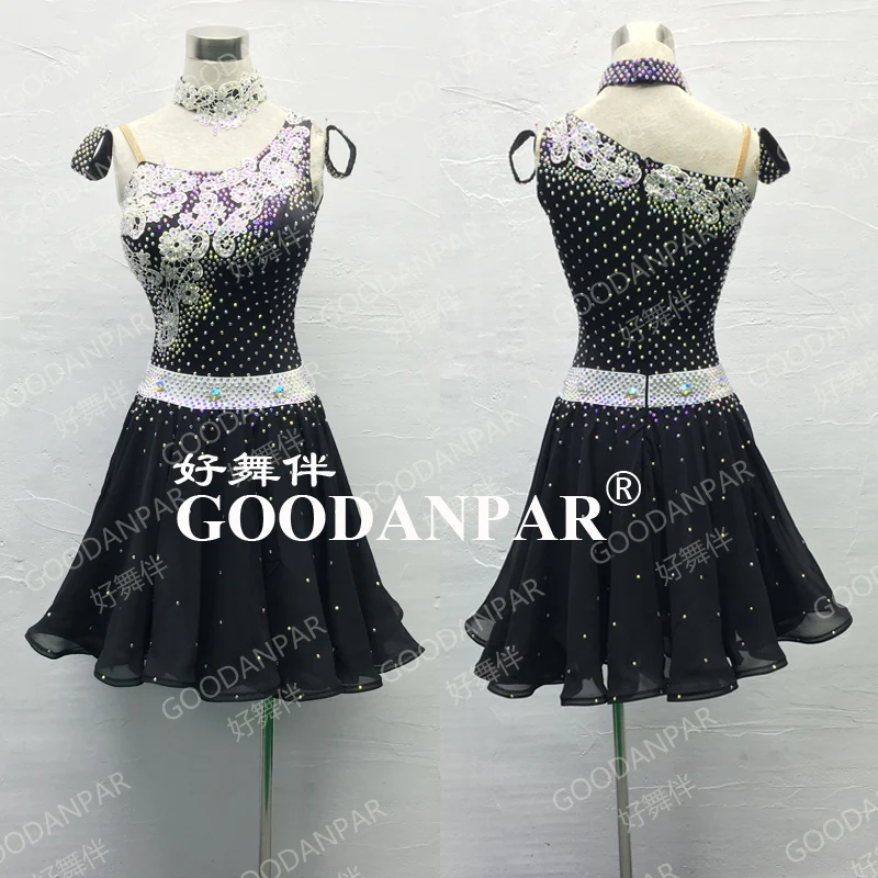 

2017latin dance dress,dance costume,latin dance dress for girls/women, robe danse latine femme,sleeveless,Sexy,black,gatsby