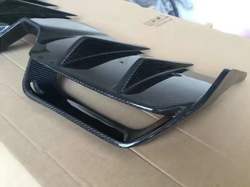 Стиль Renntech спойлер для заднего бампера диффузор Mercedes BENZ SLS R197 AMG 2011 2012 2013 2014
