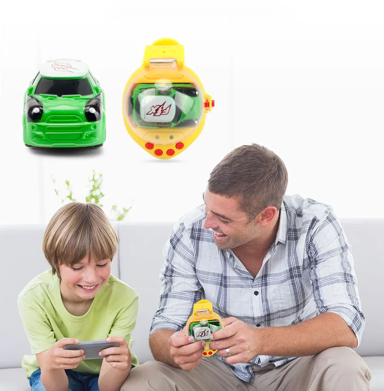 Умные часы с дистанционным управлением, Радиоуправляемый автомобиль, мини-мультфильм, гравитационное зондирование, USB Перезаряжаемый гоночный автомобиль, индукционные игрушки, детский подарок