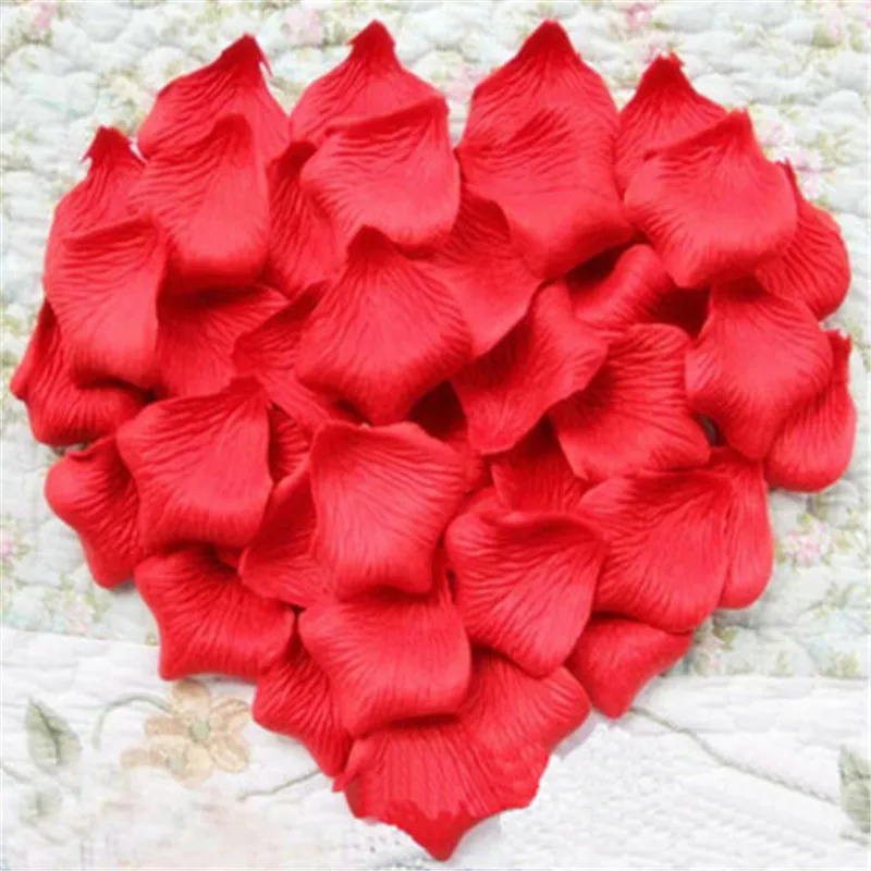 

3000pcs Silk Artificial decorative Flower Rose Petals Wedding Party Decorations Bridal Flowergirl Basket Fake Flower Decor 8Z