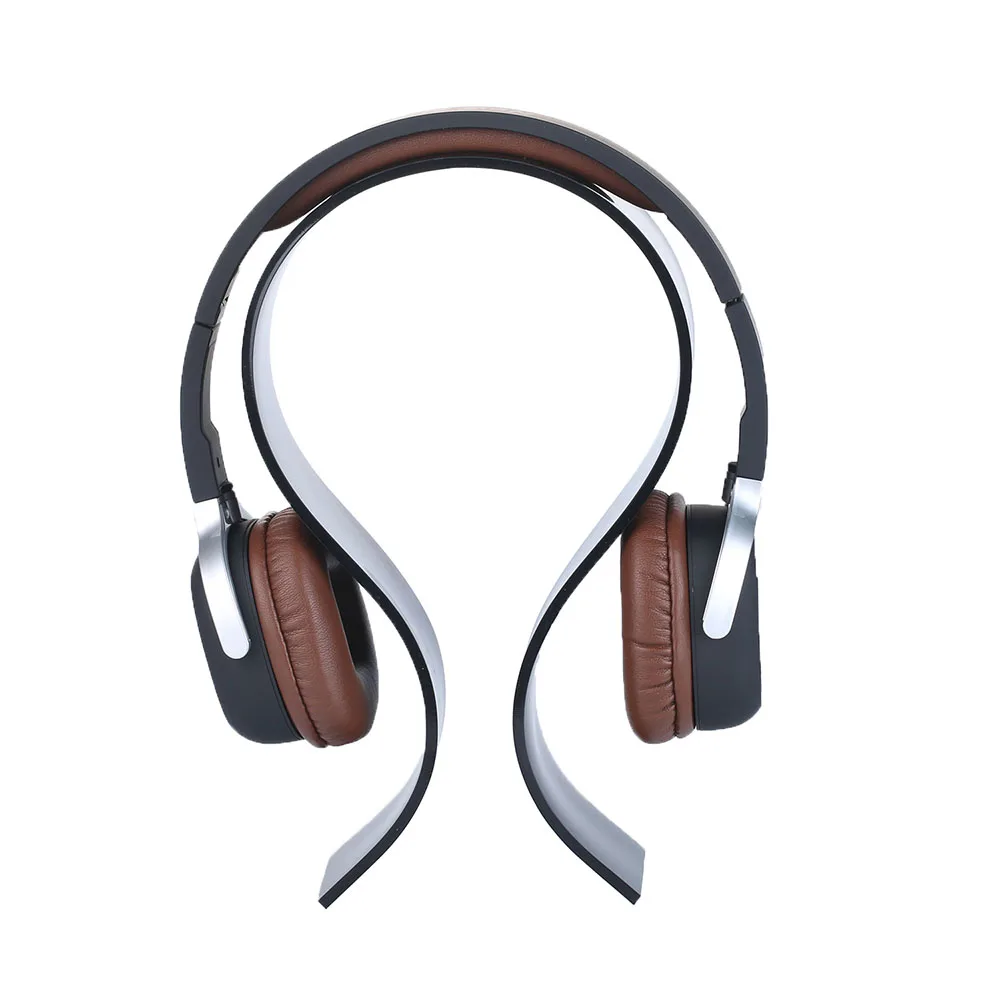 Goedkoop Headphone Stand Hoofdtelefoon Display Rack Stand Houder Hanger Acryl Headset Bureau Display Hanger Zwart Transparant Wit Kleuren