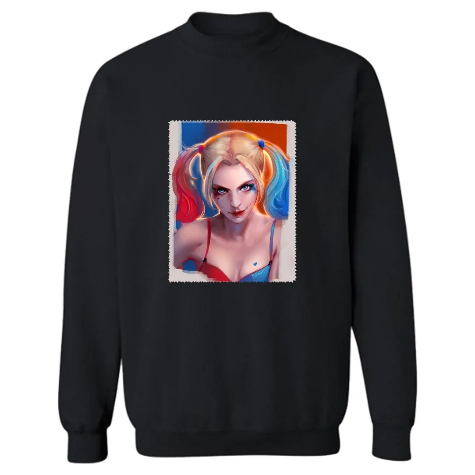 Hot Sale Suicide Squad Joker and Harley Quinn Sweatshirt ...